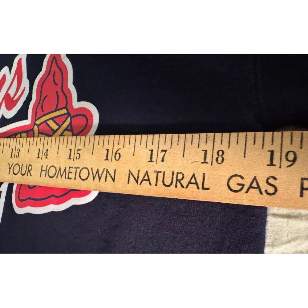 Atlanta Braves Champions 2021 Sweatshirt Mens Small‎ Gildan Heavy Blend Navy